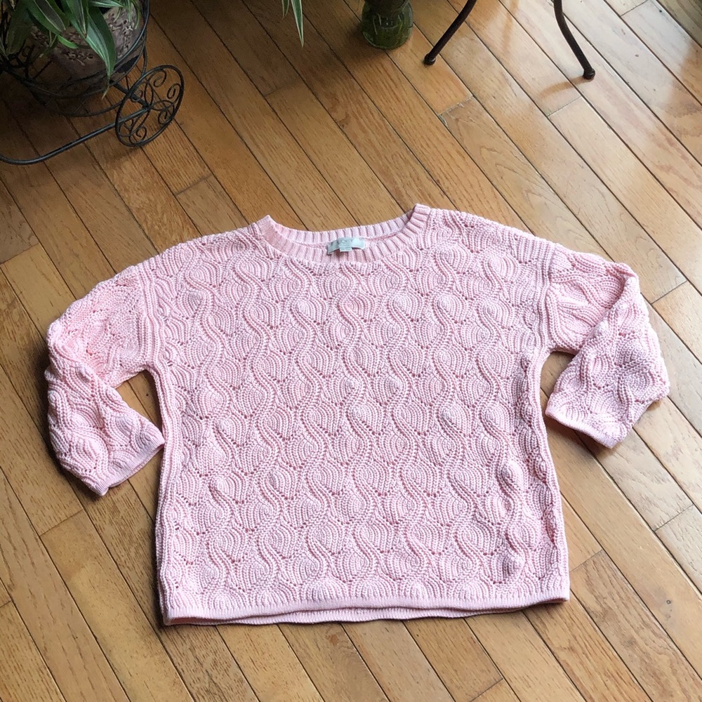 Loft 3/4 length sleeve Sweater